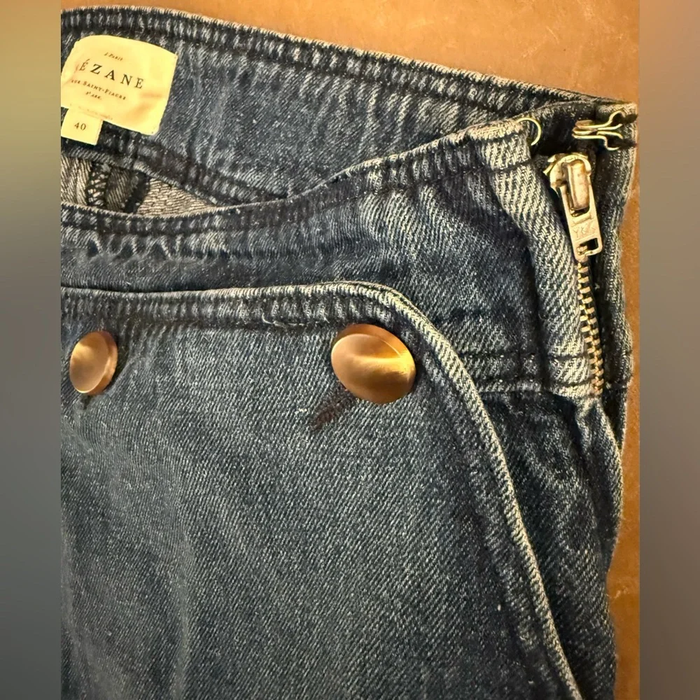 Sezane Women's Denim Culottes — size 40 / women’s 6 - Picture 4 of 5